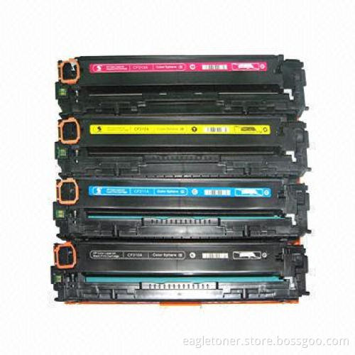 Compatible Color Toner Cartridges for HP CF210/1/2/3A with SCC Chip